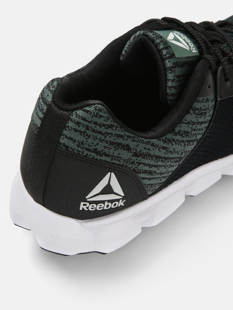 reebok green black shoes