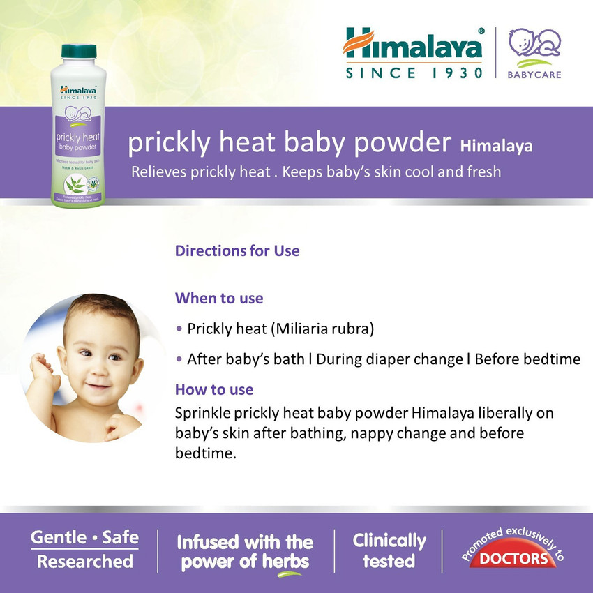 Himalaya Prickly Heat Baby Powder Prickly Heat Dampening, 45 OFF