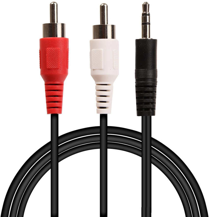 Câble AUX Jack 3,5mm Stéréo 5m - Pour IPhone, PC, TV, MP3... | Noir, Neuf, Slim