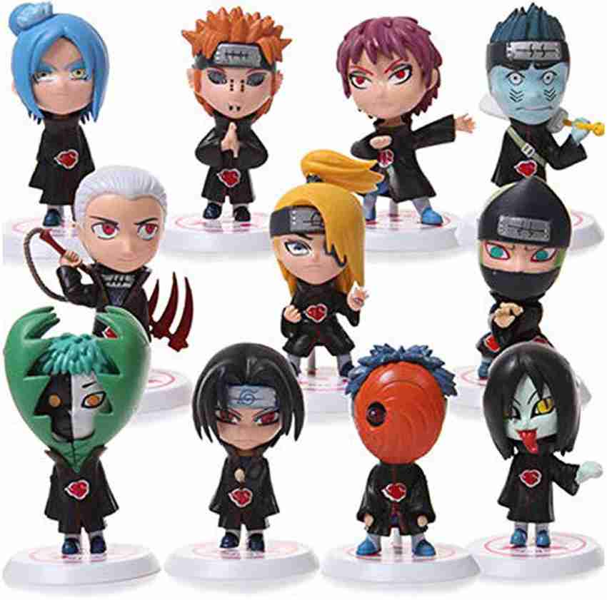 kreiz Anime Naruto Akatsuki Action Figures Set 7 cm