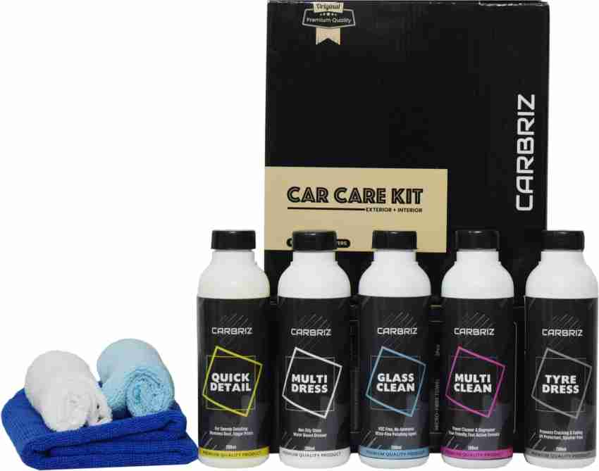 carbriz Car Care Kit, Interior and Exterior Combo, 8 Items Combo