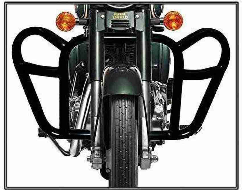 Buy Kohli Bullet Accessories Black Iron Bike Crash Guard For Royal Enfield  Reborn Classic Online at Best Prices in India - JioMart.