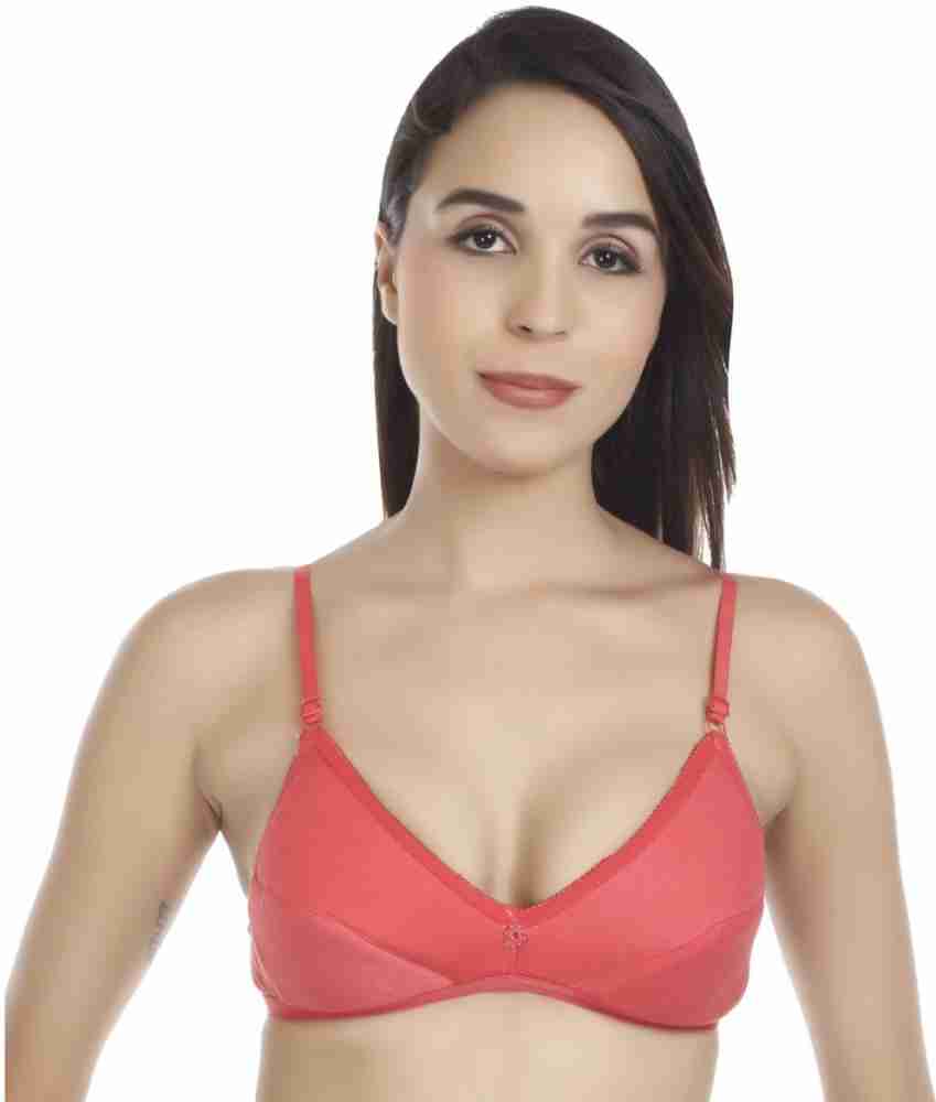 Women Fashion Women Fashion trending women & girls well comfort fully  coverage non padded stylist bra with adjustable shoulder straps and  Multicolor (Pack of 3) Women Full Coverage Non Padded Bra 