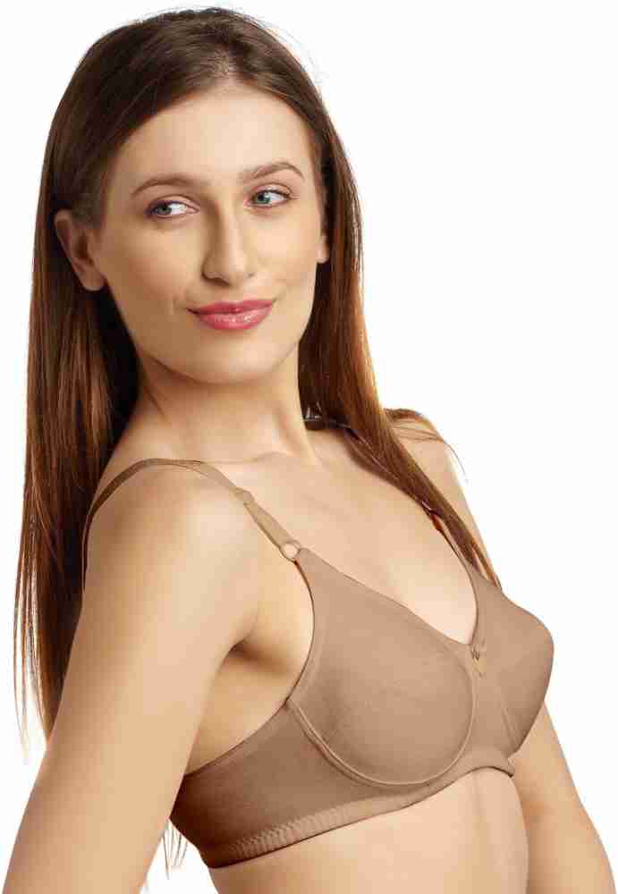 DAISY-DEE FOAM PADDED SEAMLESS FLORAL NET TOUCH BRA WITH FREE