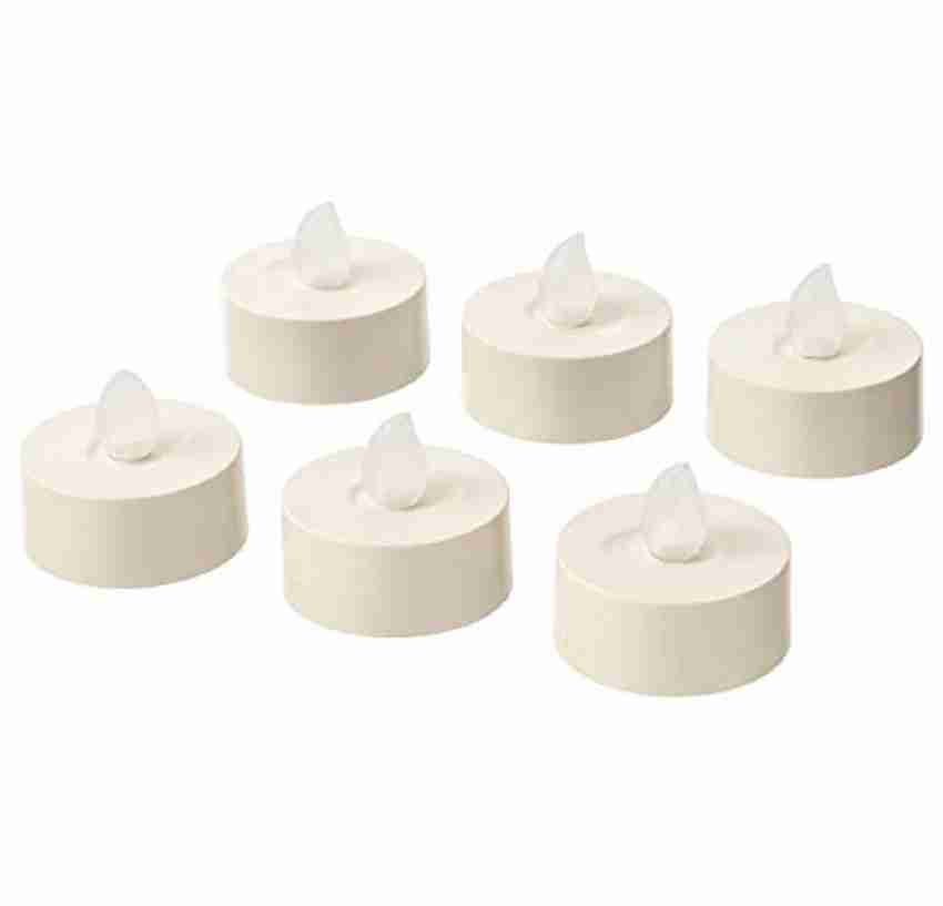 IKEA LED Tealight Indoor/Outdoor Natural Looking Candle Battery Operated - White  Candle Price in India - Buy IKEA LED Tealight Indoor/Outdoor Natural  Looking Candle Battery Operated - White Candle online at