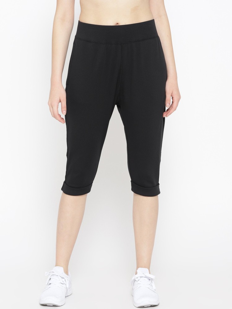 REEBOK Women Studio Jersey Pants Women Black Capri Buy REEBOK Women Studio Jersey Pants Women Black Capri Online at Best Prices in India Flipkart