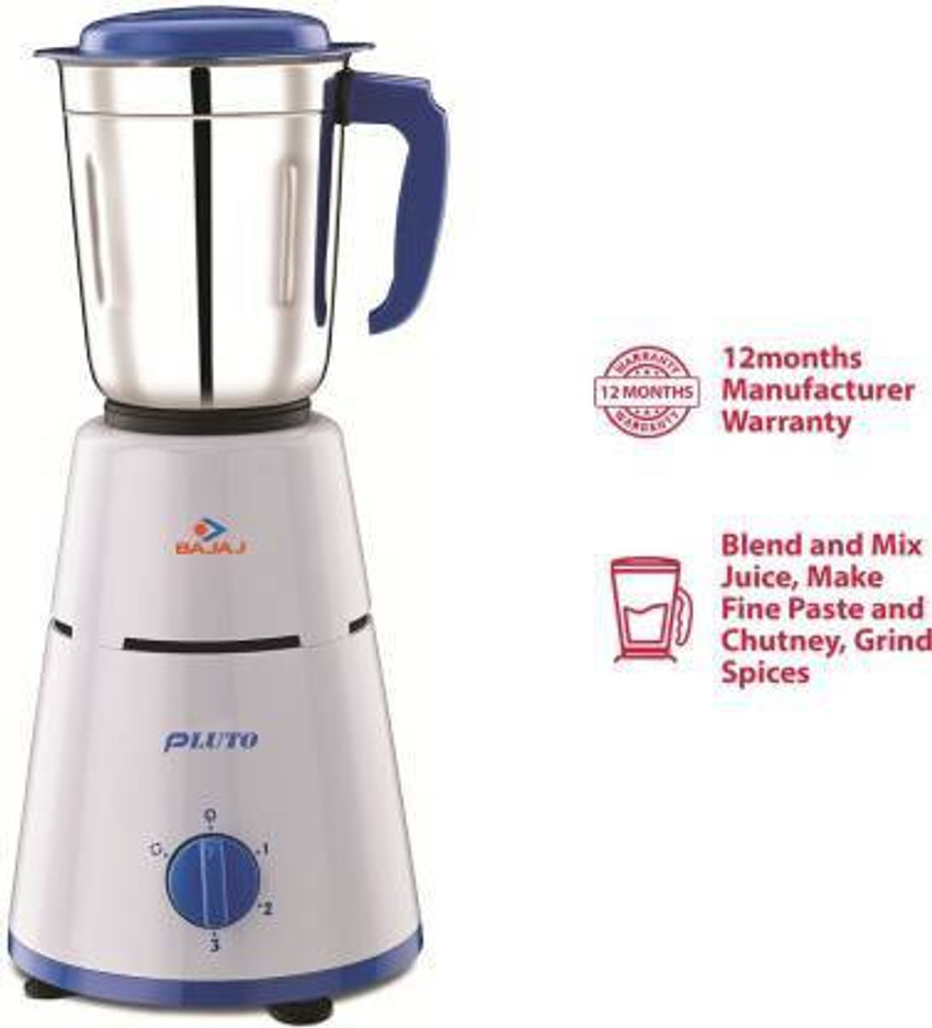 BAJAJ Combo Pack 500 W Mixer Grinder Price in India Buy BAJAJ Combo Pack 500 W Mixer Grinder Online at Flipkart