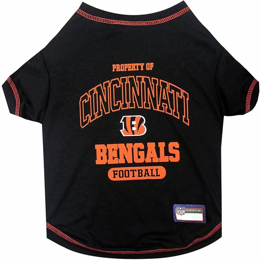 Pets First Cincinnati Bengals Pet Hoodie T-Shirt - Large