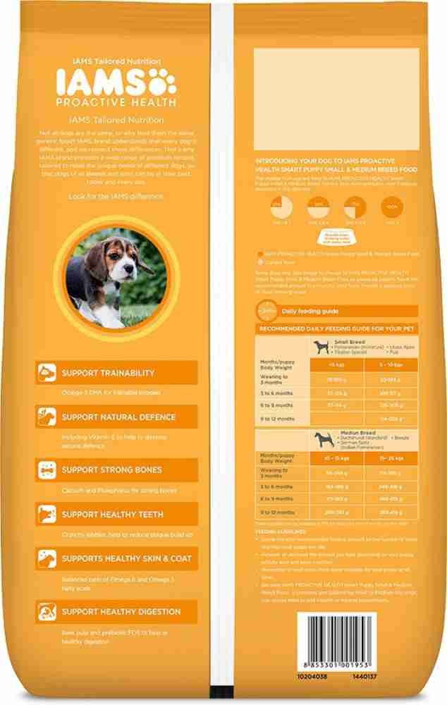 Ingredients in hotsell iams puppy food