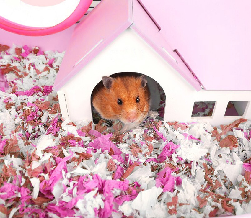 Sage Square Ideal Natural Paper Cotton Bedding for Hamster Bird s