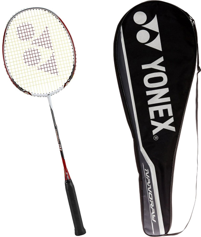 YONEX NANORAY D-ONE (Grip Size G4 (3.25 Inches) Weight 3U (85-92 grams) Red Strung Badminton Racquet