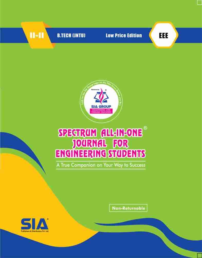 B.Tech II Year II Sem EEE JNTU Kakinada ALL IN ONE Journal