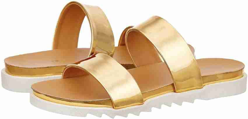 Bata clearance gold sandals