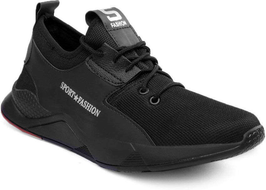 T ROCK VISION Running Shoes For Men Black Running Shoes For Men Buy T ROCK VISION Running Shoes For Men Black Running Shoes For Men Online at Best Price Shop