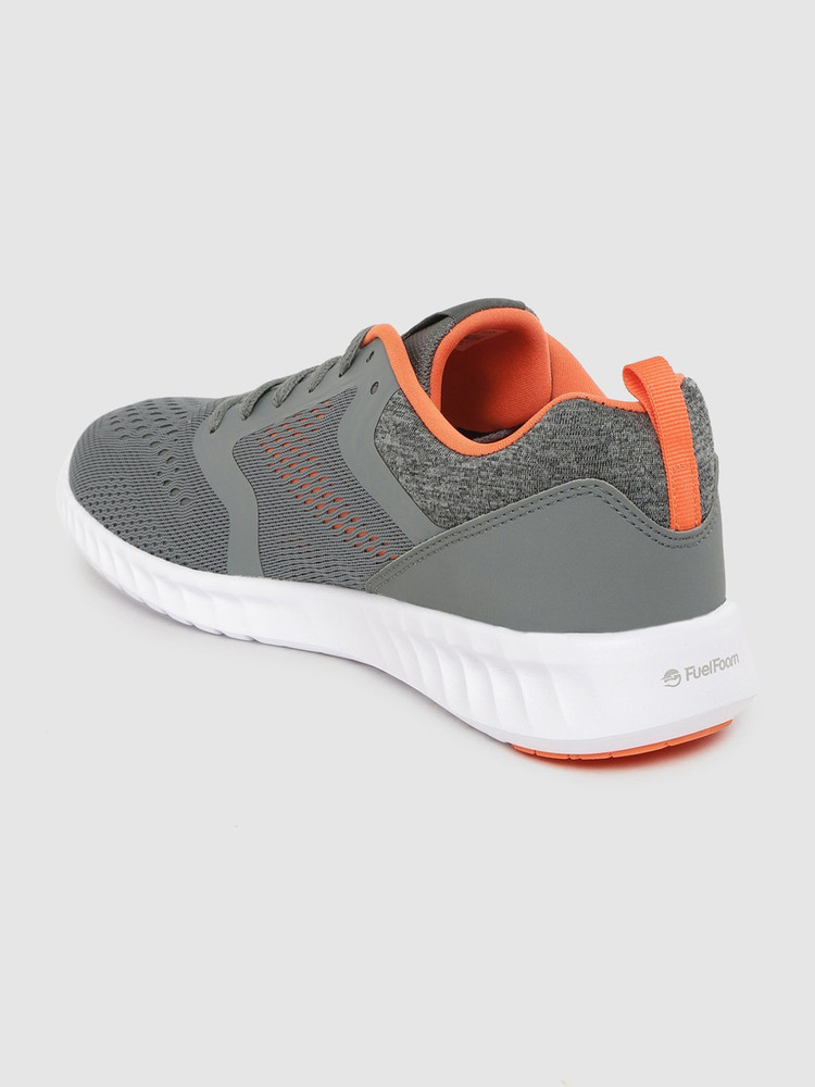 Reebok grey and orange shoes sale