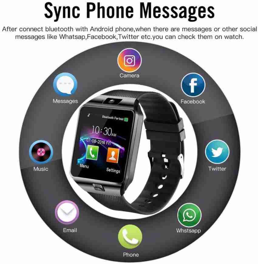 Mizco dz09 sales smartwatch features