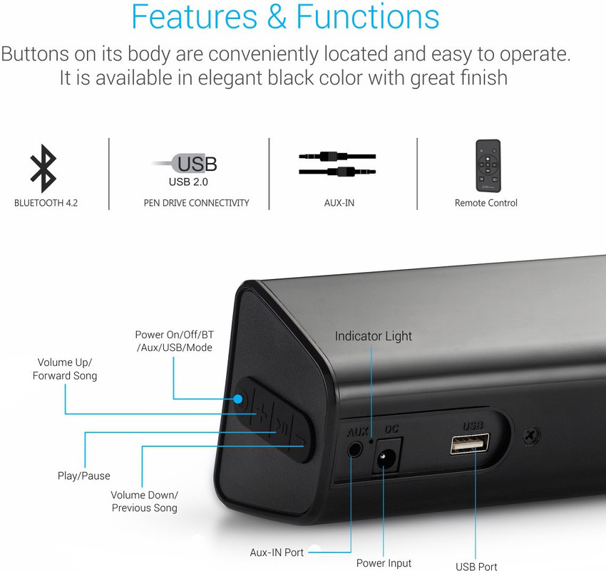 Portronics sound slick ii discount