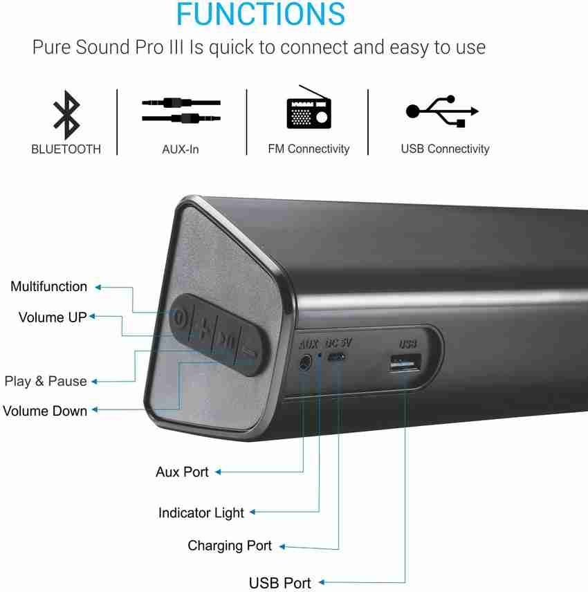 Portronics sound clearance bar pro 2