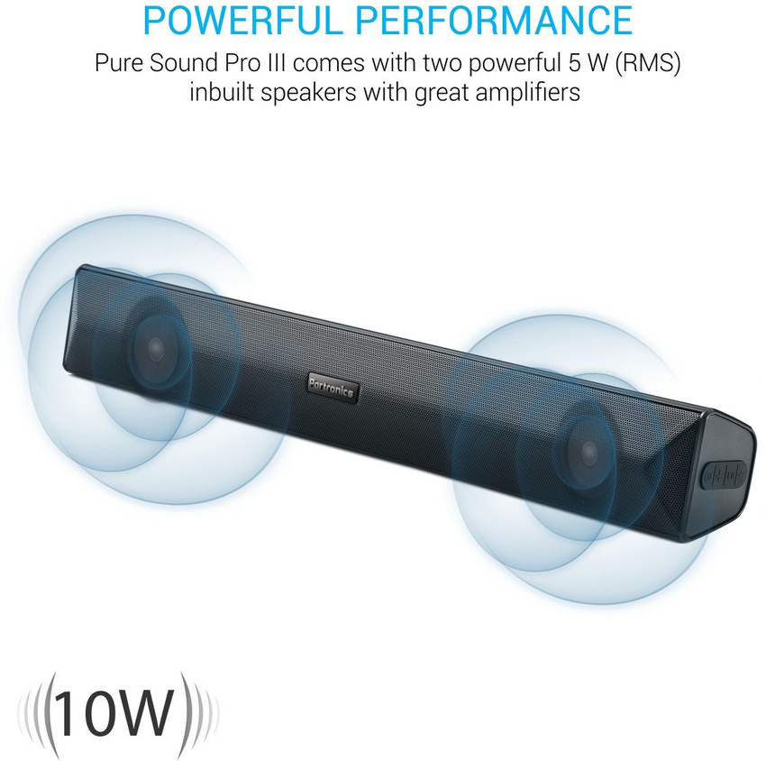 Buy Portronics POR 891 Pure Sound PRO 3 Speaker 10 W Bluetooth