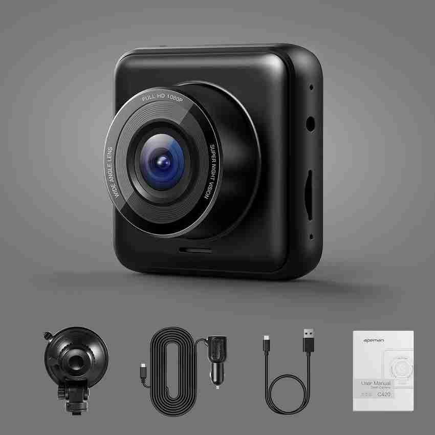 apeman mini dash cam with hidden design