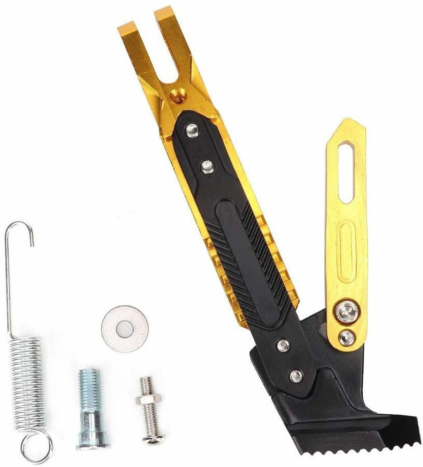 TRP Traders Universal Motorcycle Heavy Duty CNC Adjustable Kickstand Foot Side Stand for Motorcycle Bike Side Stand Price in India Buy TRP Traders Universal Motorcycle Heavy Duty CNC Adjustable Kickst...
