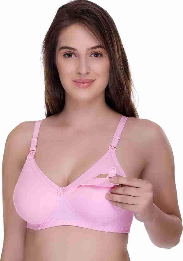 moms fit Women Maternity/Nursing Non Padded Bra - Buy moms fit Women  Maternity/Nursing Non Padded Bra Online at Best Prices in India