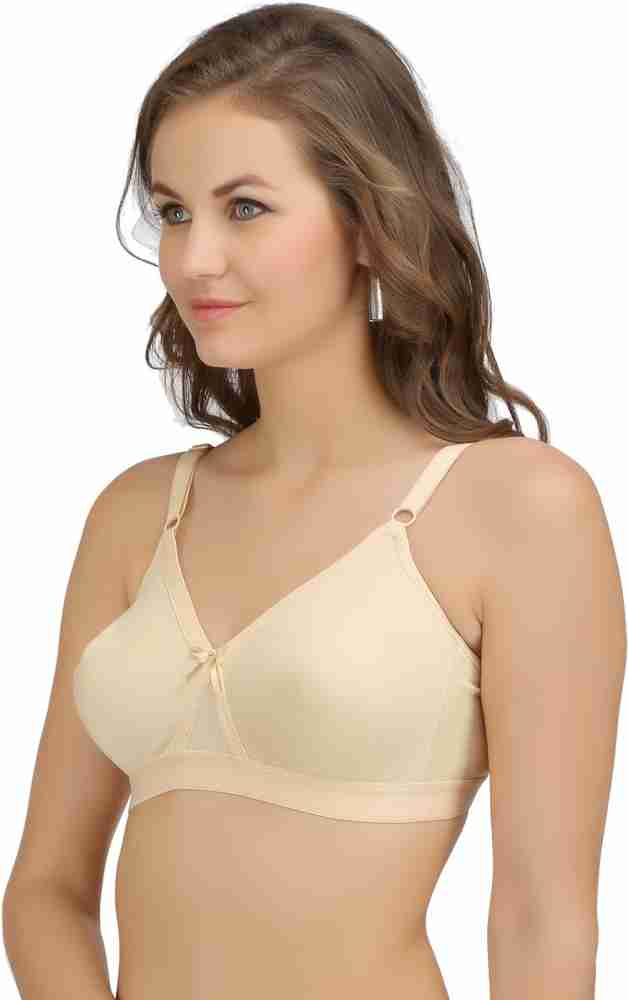 SONA Women's Cotton FIT Cross Full Coverage no Wired Non Padded Bra