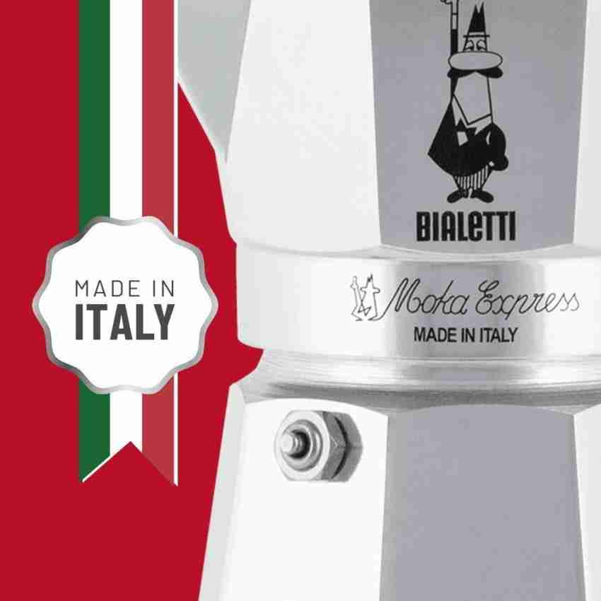  Bialetti - Moka Espress: Iconic Stovetop Espresso Maker, Makes  Real Italian Coffee, Moka Pot 6 Cups (6 Oz), Aluminium, Red: Home & Kitchen