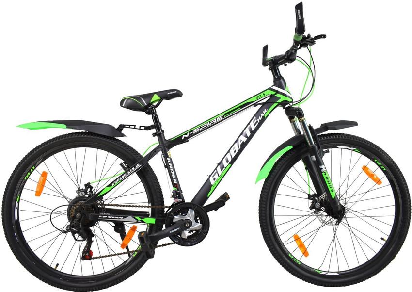 Kross Globate N Spire Bike For Adults Black Green 27.5 T Mountain