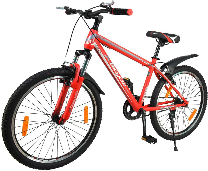 X Bicycle Pulse 2400 Bike For Teenagers Red 24 T Mountain Cycle