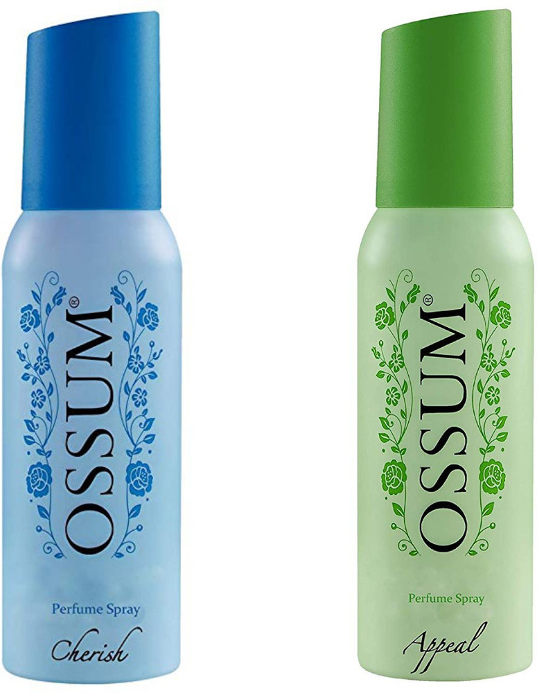 OSSUM 1 X CHERISH 1 X APPEAL Perfume Spray Each 120 ML