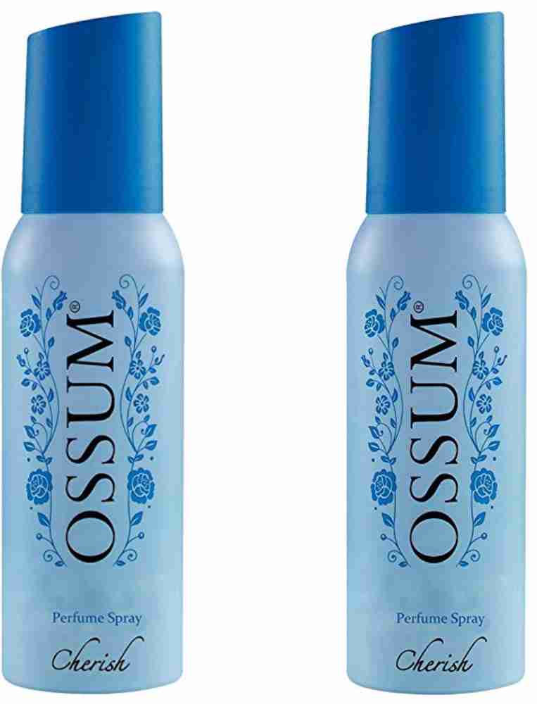 OSSUM CHERISH Perfume Spray Pack of 2 Each 120 ML Perfume Body Spray For Women