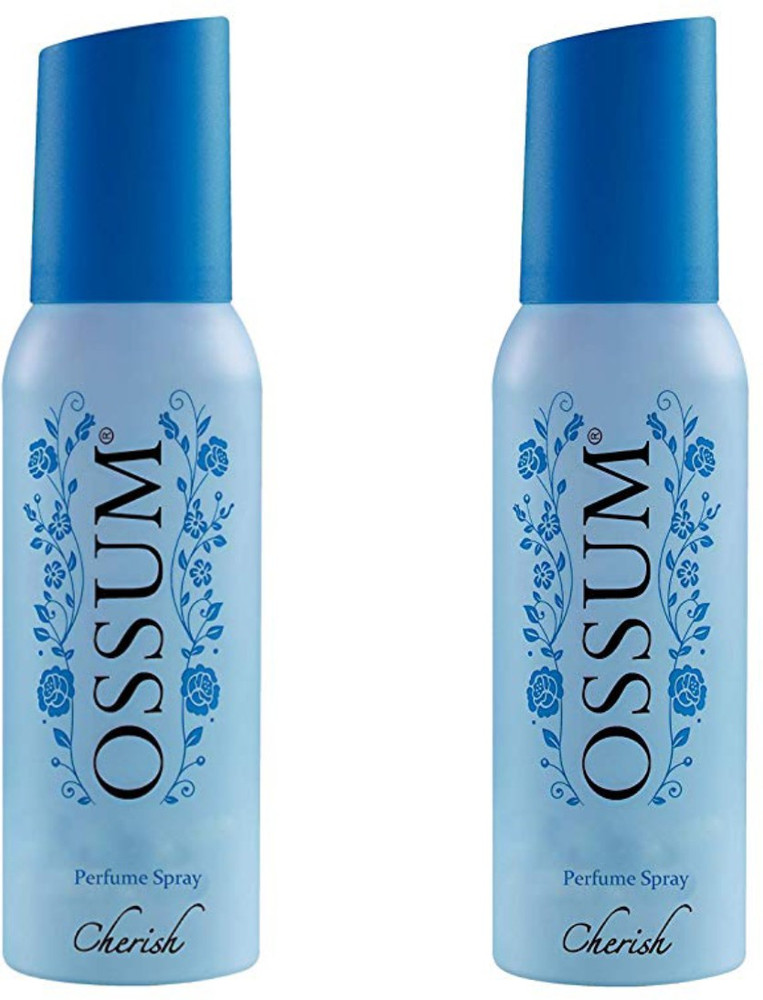 OSSUM CHERISH Perfume Spray Pack of 2 Each 120 ML Perfume