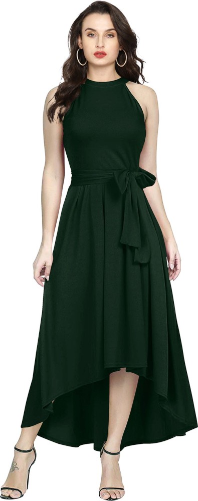 Dark green one piece sale dress