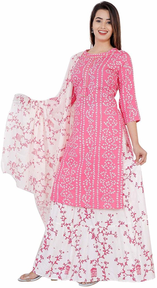 Club factory kurti outlet plazo set