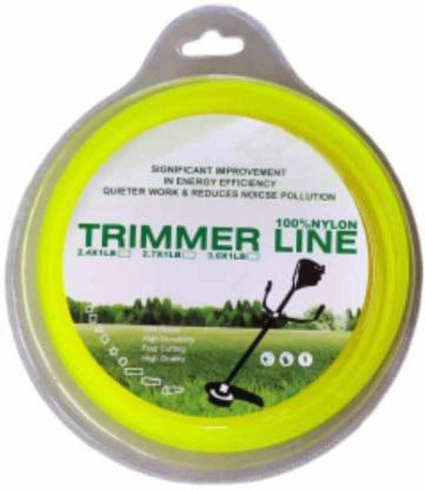 Kesri Trimmer Line Wire for Brush Cutter, 3mm Heavy Nylon Wire Trimmer Line  Eater 50 Mtr Corded Grass Trimmer Price in India - Buy Kesri Trimmer Line  Wire for Brush Cutter, 3mm