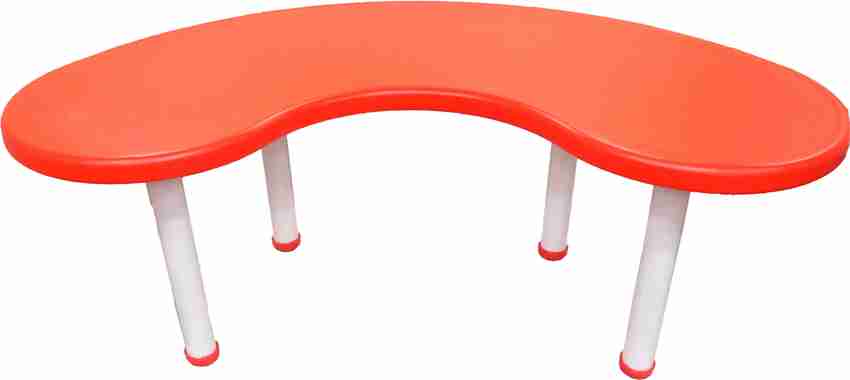 Ehomekart Playtool Moon Table Front Round Table for Kids 53 x