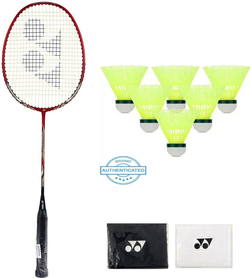 YONEX Nanoray 7 (Grip Size 4U (Ave.83g) G4,5 Stringing Advice 4U 19-24 lbs) Badminton Kit