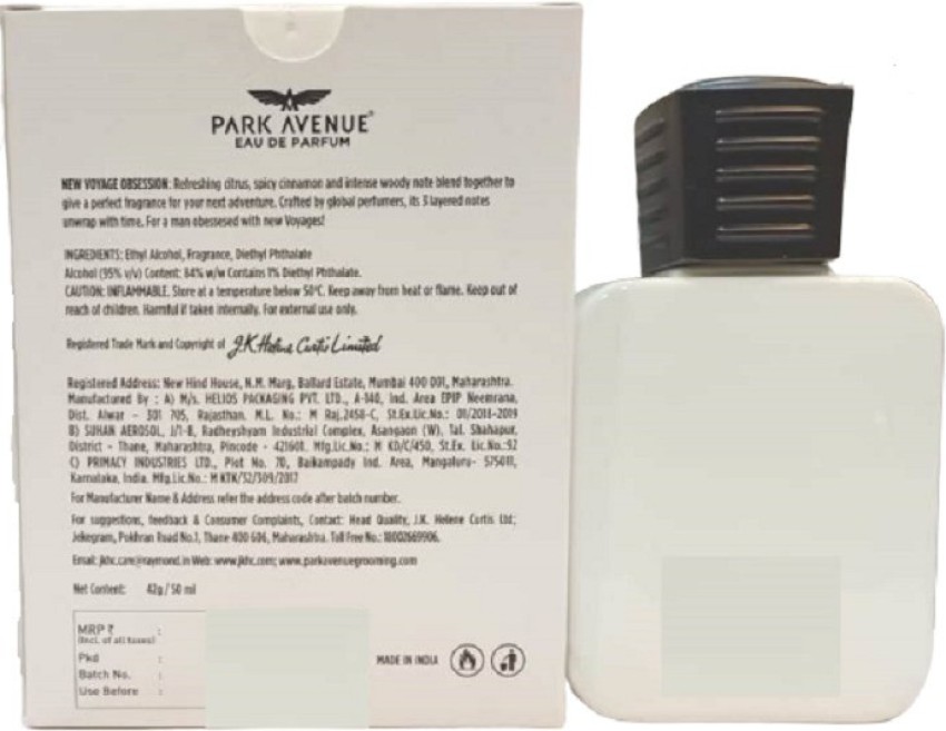 Buy PARK AVENUE Obsession Eau de Parfum 50 ml Online In India