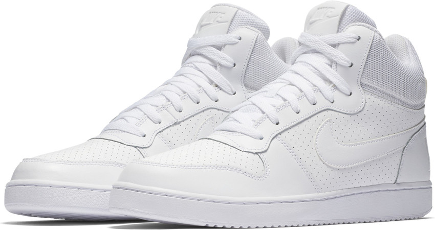 nike high top sneakers white