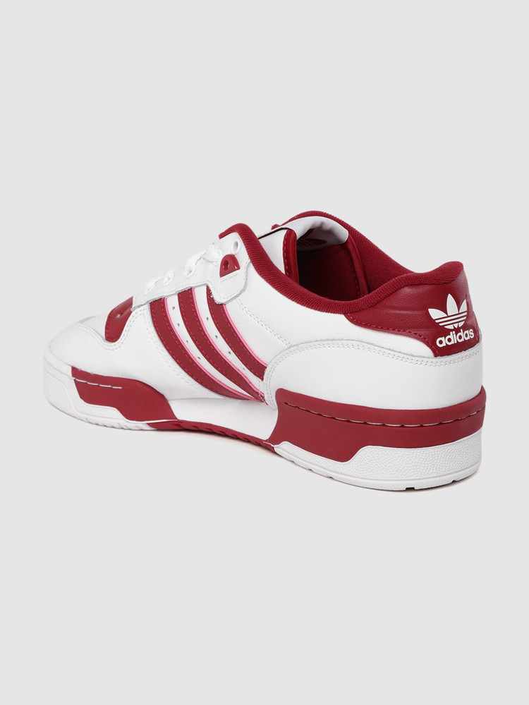 Adidas red hotsell casual shoes