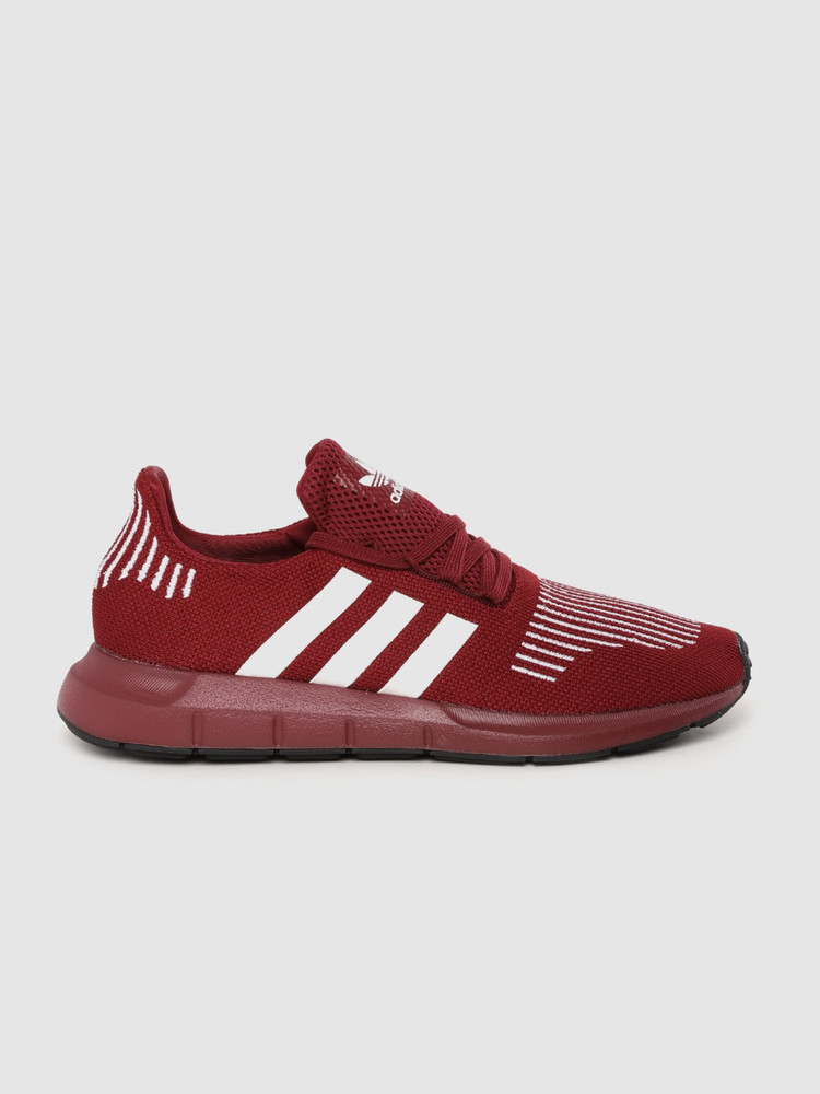 ADIDAS ORIGINALS Originals Men Maroon Striped Swift Run Sneakers