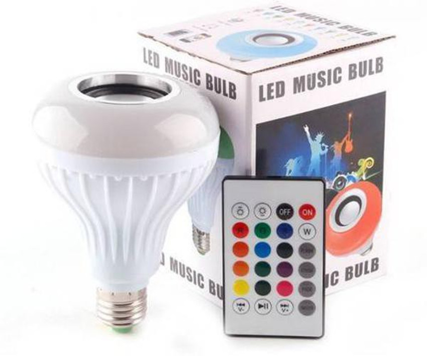 Light bulb with speaker built in sales