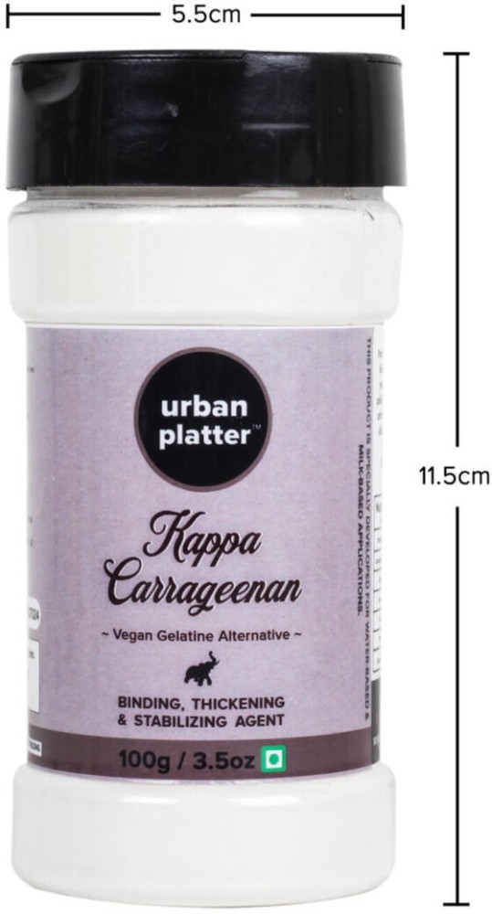 Urban Platter Kappa Carrageenan 100g / 3.5oz [Made for Milk-Based Water-Based Applications]