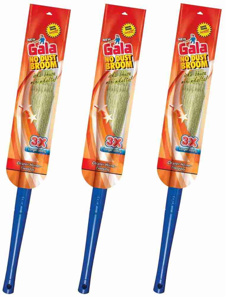 Gala No Dust Floor Broom-Freedom from New Broom Dust (Bhusa) -Indian Brush by Gala