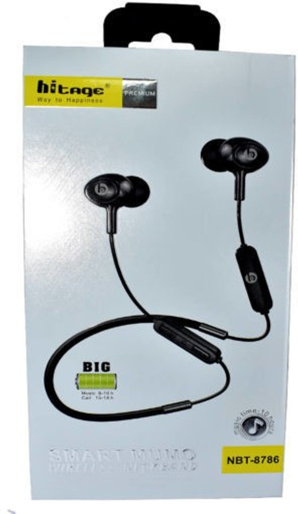 Hitage NBT 8786 Bluetooth Headset Price in India Buy Hitage NBT 8786 Bluetooth Headset Online Hitage Flipkart