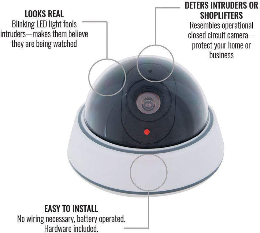 Fake home discount security cameras