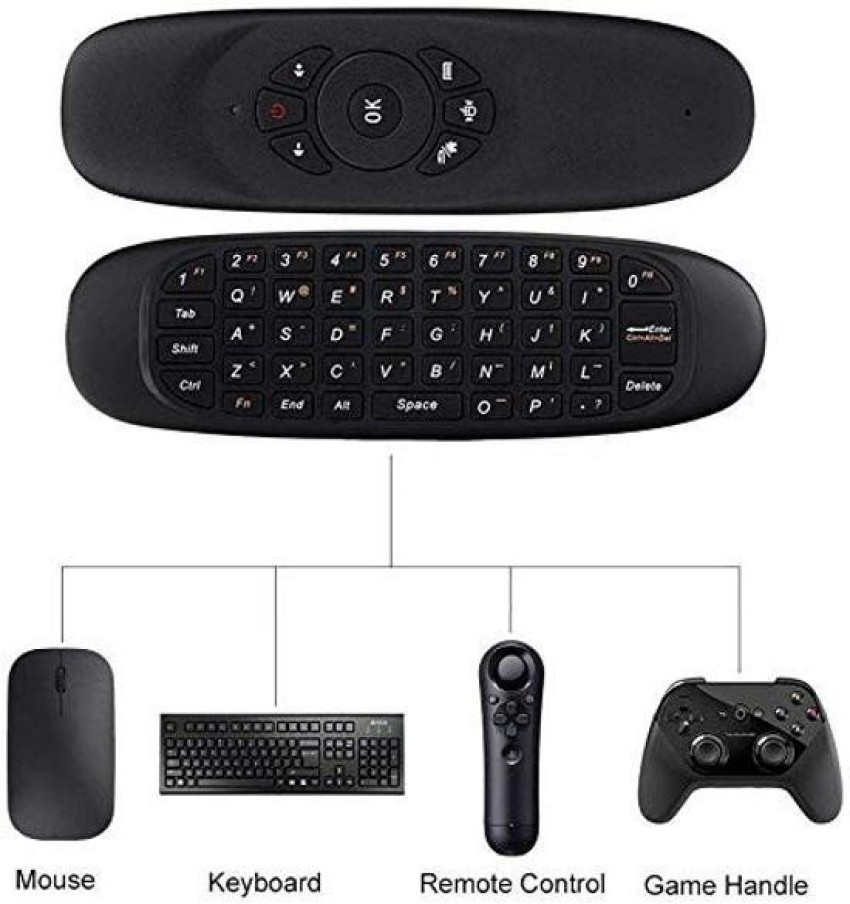 Telecomando con Mini Tastiera Air Mouse Wireless per Box Android - Box  Multimediali - Multimedia