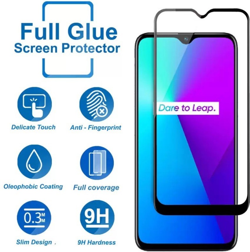 Gadget Five Edge To Edge Tempered Glass for Realme 5, Realme 5i, Realme 5S,  Realme C3, Oppo A5 2020, Oppo A9 2020 - Gadget Five 