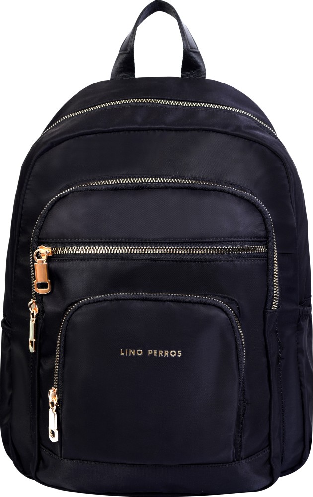 LINO PERROS Women Backpack 13 inch Laptop Backpack BLACK Price